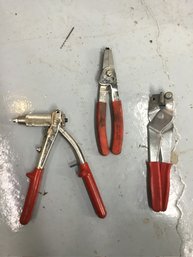 Wire Strippers, Metal Riveter