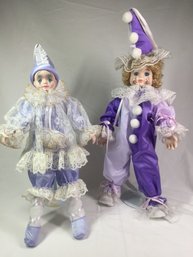Purple Clown Dolls