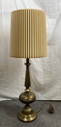 Brass Lamp With Cool Shade