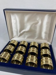 Solid Brass Napkin Ring Set