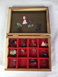 Decorative Assorted Earrings Box