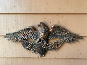Big Vintage Metal American Eagle Outdoor Wall Decor