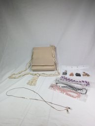 Assortment Of Jewelry And Purse