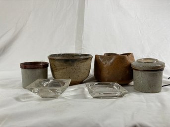 Cool Pottery Pots And Glass Dishes