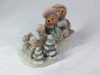 Bears And Puppies Sculpture