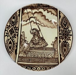 19th Century Handmade Plate From About 1810, Victoria And Albert Luseum, London (Photos For Providence)