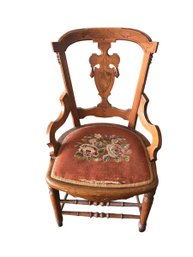 Eastlake Style Antique Chair With - See Photos