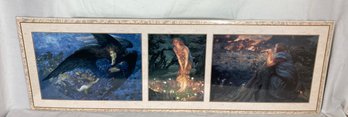 Three Paintings On One Frame