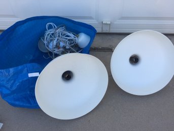 Vintage White Studio Lights