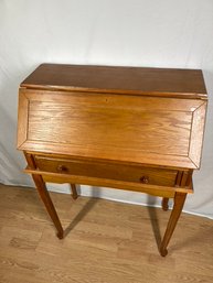 Vintage Wooden Drop Front Desk