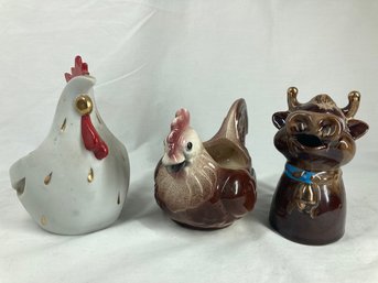 Lot Of Cute Animal Pitcher Containers