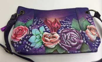 Anuschka Brand Floral Hand Bag