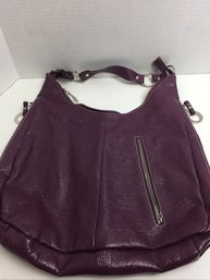 Textured Purple Purse