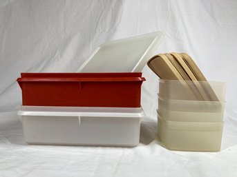 Five Tupperware Containers