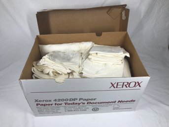 Big Box Of Fancy Vintage Linens - Circa 1920's