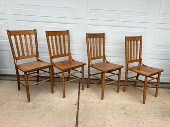 Set Of Nice Wooden Chairs