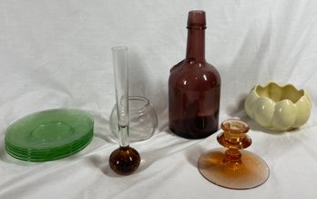 Assortment Of Vintage Glass