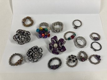 Lot Of Decorative Rings