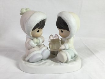 Precious Moments Figurine With Ice Block