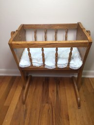 Wood Baby Cradle