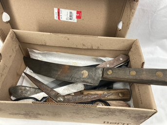 Lot Of Old Cutting Utensils