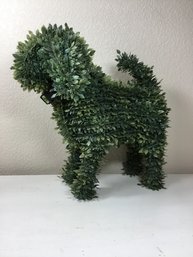 Faux Boxwood Puppy Topiary