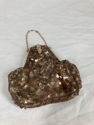 Vintage Sequined Clutch Purse