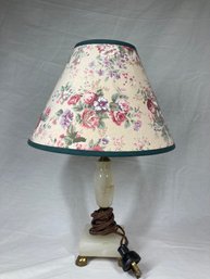 Vintage Floral Shade Lamp