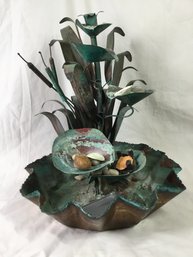 Metal Flowers Sculpture