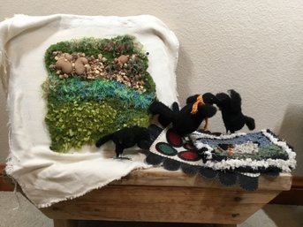 Collection Of Tufted & Felt Art Projects