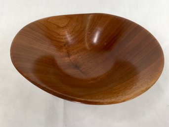 Signed Osolnik Originals Turned Walnut Bowl