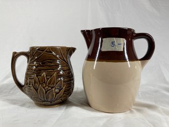 Four Cool Pottery Pitchers