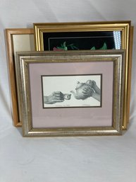 Collection Of Framed Art (see Photos For Assortment)