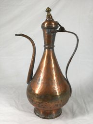 Vintage Greek Copper Pitcher