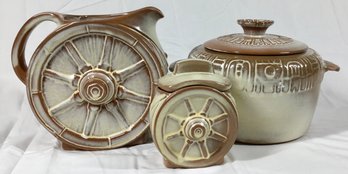 Trio Of Vintage Frankoma Pottery In Great Condition