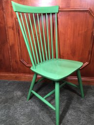 Green Ethan Allen Wooden Chair