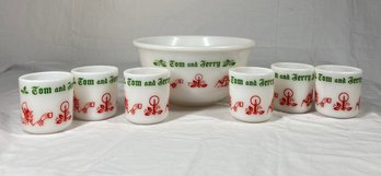 Tom And Jerry Christmas Themed Mugs And Bowl