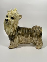 Adorable Vintage Ceramic Dog Statue- See Photos For Condition