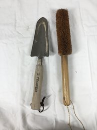 Garden Trowel And Brush