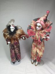 Porcelain Jester Dolls