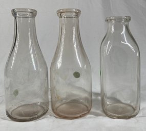 Vintage Milk Jug Bottles