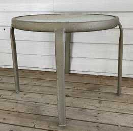 Small Round Patio Side Table