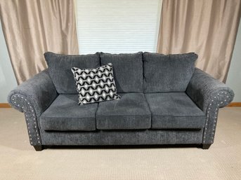 Nice Grey 3 Cushion Sofa