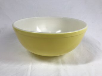 Vintage Yellow Pyrex Brand Bowl