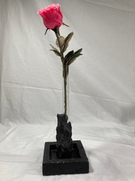 Stone Rose Vase