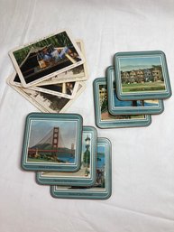 Set Of Assorted Vintage Coasters