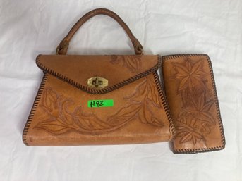 Leather Purse And Wallet