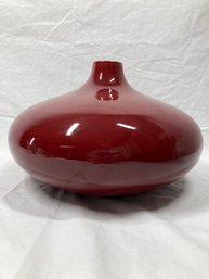 Cute Maroon Decorative Pot