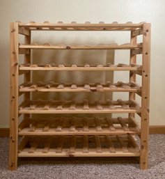 Wooden Wine Bottle Rack