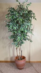 Big Artificial Tree In A Pot